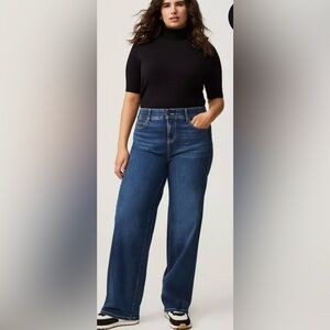 NWT Torrid Bombshell wide leg super soft high rise jeans sizes 24